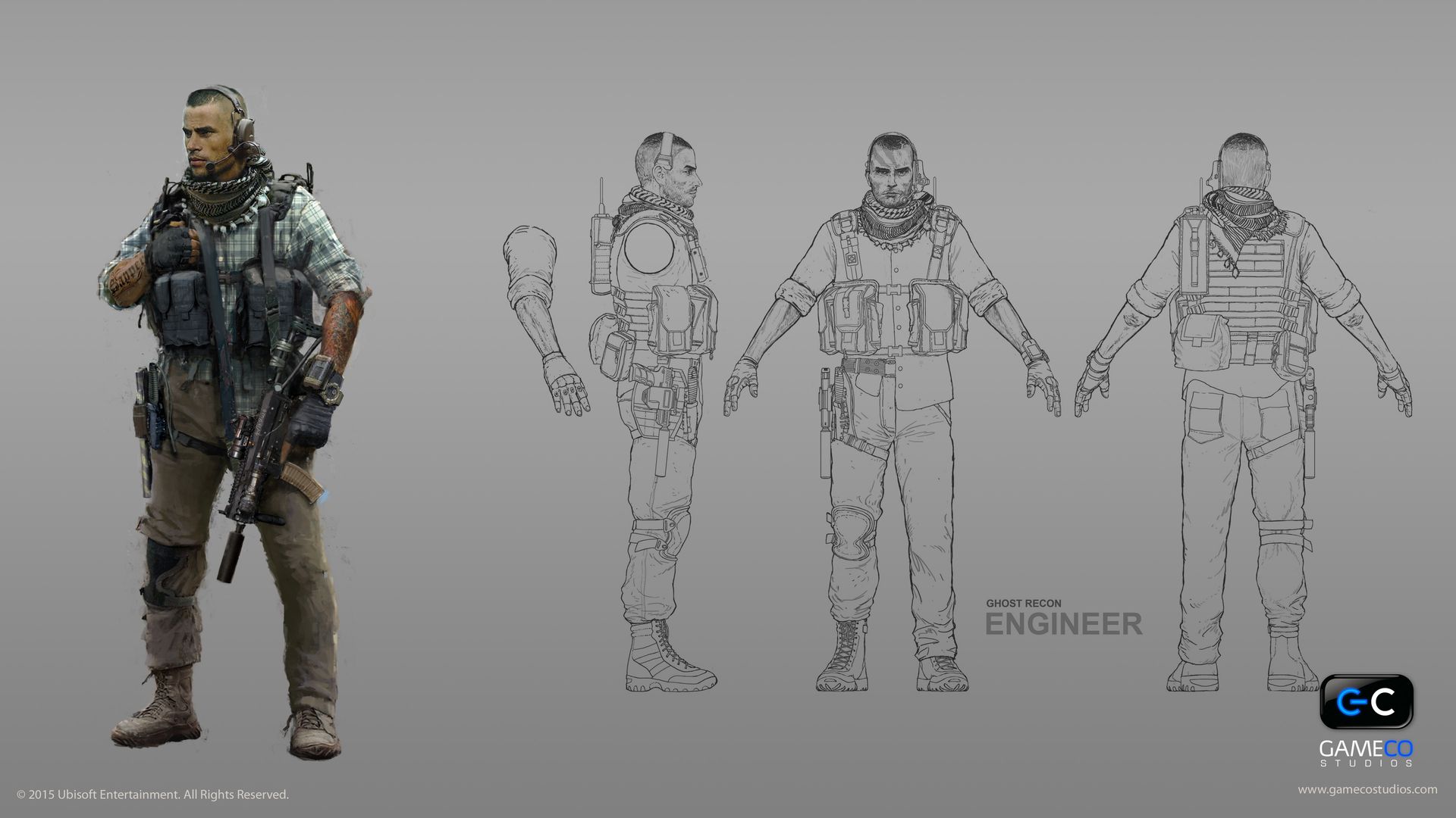 Ghost Recon Wildlands character concept - Engineer